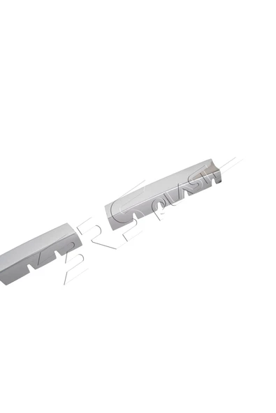 BRSPLAST  Fiat Doblo Uyumlu 2006-2010 Krom Ön Panjur 2 Parça Paslanmaz Çelik - Resim 3