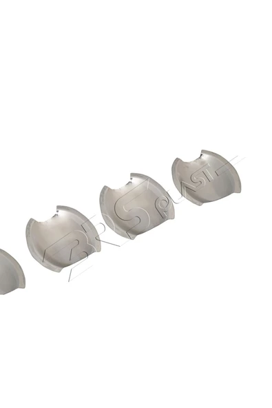 BRSPLAST  Mercedes Vito W639 Uyumlu 2003-2014 Krom Kapı Kolu Tası 4 Parça Paslanmaz Çelik - Resim 4