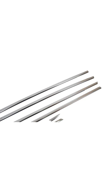 BRSPLAST  Renault Megane 4 Sd Uyumlu 2016 Ve Üzeri Krom Cam Çıtası 8 Parça Paslanmaz Çelik - Resim 4