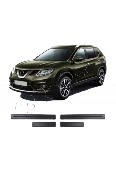 BRSPLAST  Nissan X-Trail Uyumlu 2014 Ve Üzeri Abs Kapı Eşiği 4 Parça ürün görseli 1