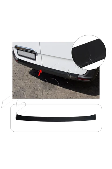 BRSPLAST  Mercedes Sprinter W907 Uyumlu 2018 Ve Üzeri Abs Arka Tampon Üstü Koruma ürün görseli 1
