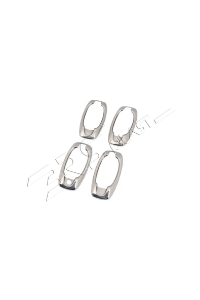 BRSPLAST  Fiat Fiorino Uyumlu 2007 Ve Üzeri Krom Kapı Kolu Çerçevesi 4 Kapı Paslanmaz Çelik - Resim 4