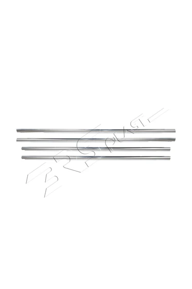 BRSPLAST  Volkswagen Jetta Uyumlu 2005-2011 Krom Cam Çıtası 4 Parça Paslanmaz Çelik - Resim 4