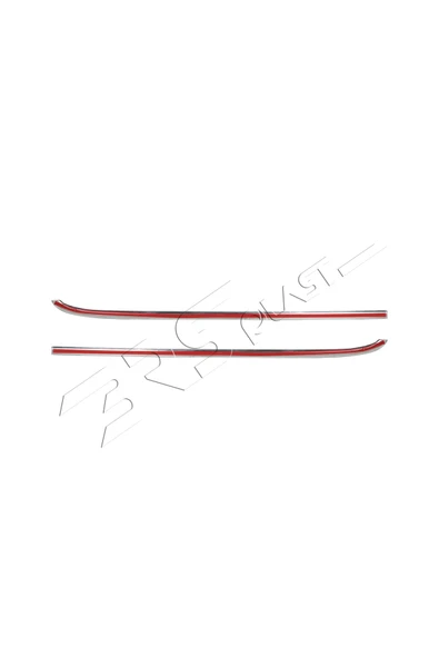 BRSPLAST  Fiat Fiorino Uyumlu 2008 Ve Üzeri Krom Cam Çıtası 2 Parça Paslanmaz Çelik - Resim 5