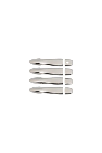 BRSPLAST  Nissan Navara Uyumlu 2015 Ve Üzeri Krom Kapı Kolu 4 Kapı Paslanmaz Çelik - 2