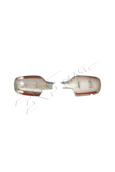 BRSPLAST  Renault Megane 2 Uyumlu 2004-2010 Ayna Kapağı 2 Parça Abs Krom Kaplama - Resim 4
