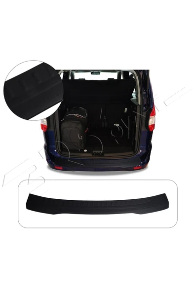 BRSPLAST  Ford Courier Uyumlu 2015 Ve Üzeri Abs Arka Tampon Üstü Koruma ürün görseli 1