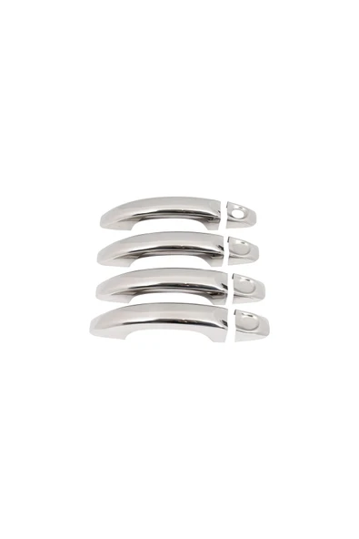 BRSPLAST  Volkswagen Amarok Uyumlu 2010 Ve Üzeri Krom Kapı Kolu 4 Kapı Paslanmaz Çelik - Resim 5