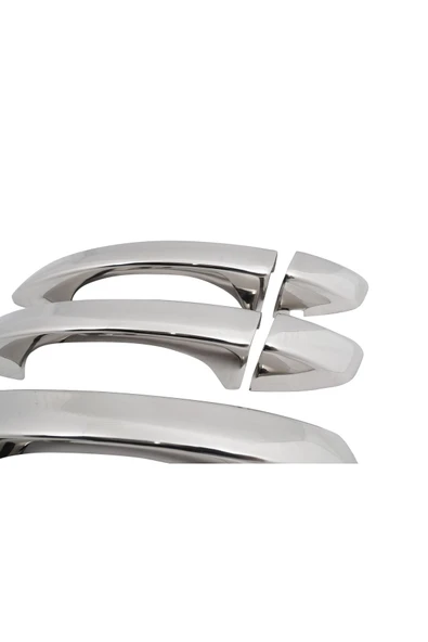 BRSPLAST  Skoda Superb 3V Uyumlu 2015-2023 Krom Kapı Kolu 4 Kapı Deliksiz Paslanmaz Çelik - Resim 5