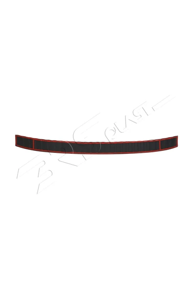 BRSPLAST  Ford Custom Uyumlu 2012-2023 Abs Arka Tampon Üstü Koruma - Resim 4