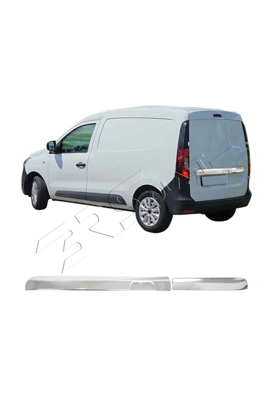 BRSPLAST  Renault Express Uyumlu 2021 Ve Üzeri Krom Bagaj Çıtası 3 Parça Paslanmaz Çelik - Resim 2