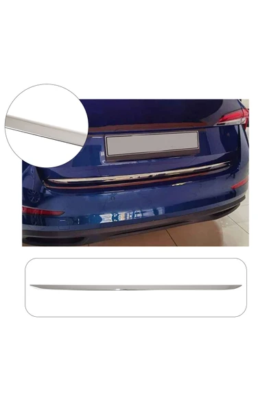 BRSPLAST  Skoda Scala Uyumlu 2020 ve üzeri Krom Bagaj Alt Çıtası Paslanmaz Çelik ürün görseli 1