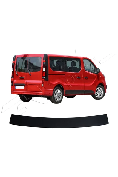 BRSPLAST  Opel Vivaro Uyumlu 2019 Ve Üzeri Short Abs Arka Tampon Üstü Koruma - Resim 2