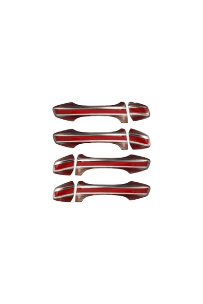 BRSPLAST  Skoda Superb 3V Uyumlu 2015-2023 Krom Kapı Kolu 4 Kapı Deliksiz Paslanmaz Çelik - Resim 4