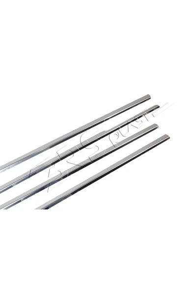 BRSPLAST  Honda Civic Uyumlu 2002-2006 Krom Cam Çıtası 4 Parça Paslanmaz Çelik - Resim 4