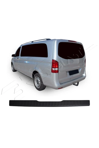 BRSPLAST  Mercedes Vito W639 Uyumlu 2003-2015 Abs Arka Tampon Üstü Koruma - Resim 2