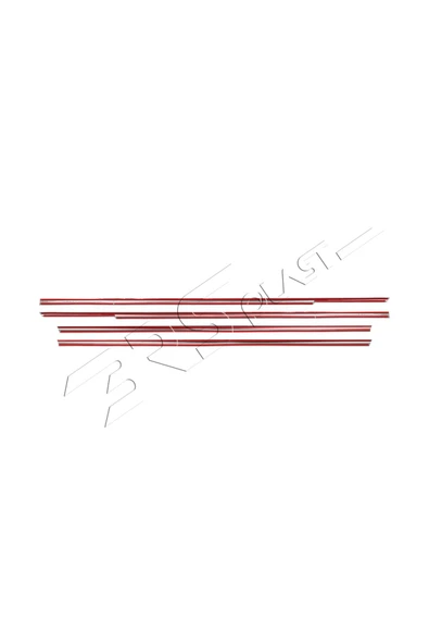 BRSPLAST  Honda Civic Uyumlu 2002-2006 Krom Cam Çıtası 4 Parça Paslanmaz Çelik - Resim 6