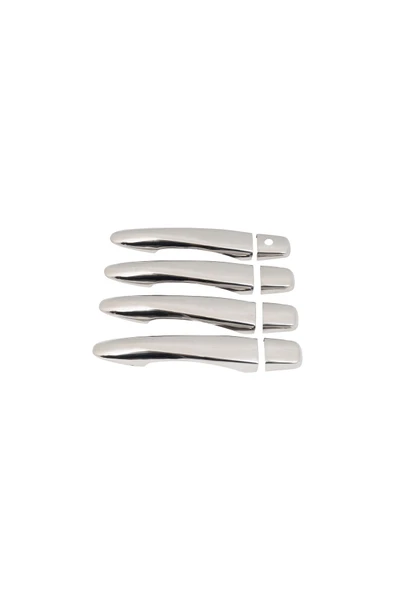 BRSPLAST  Nissan Navara Uyumlu 2015 Ve Üzeri Krom Kapı Kolu 4 Kapı Paslanmaz Çelik - 5