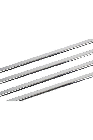 BRSPLAST  Renault Clio 3 Symbol Uyumlu 2013 Ve Üzeri Krom Cam Çıtası 4 Parça Paslanmaz Çelik - Resim 5