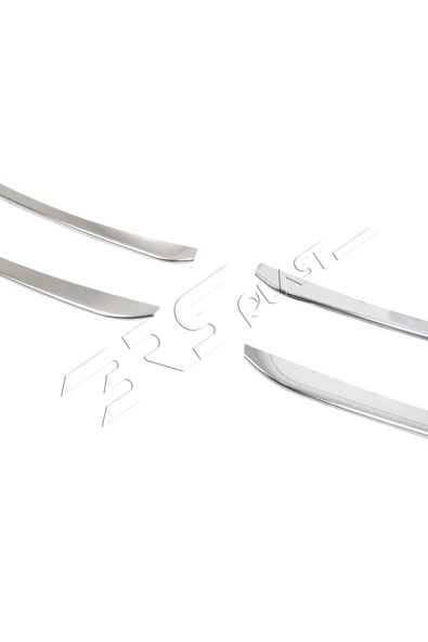 BRSPLAST  Opel Grandland X Uyumlu 2016 Ve Üzeri Krom Ön Panjur 4 Parça Paslanmaz Çelik - Resim 3