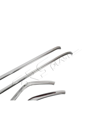 BRSPLAST  Ford Transit Uyumlu 2019 Ve Üzeri Krom Ön Panjur Çerçevesi 4 Parça Paslanmaz Çelik - Resim 4