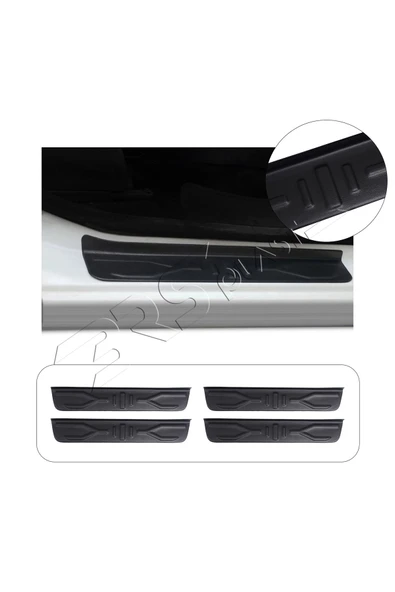 BRSPLAST  Dacia Lodgy Uyumlu 2013 Ve Üzeri Abs Kapı Eşiği 4 Parça ürün görseli 1
