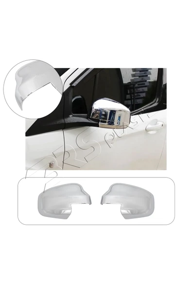 BRSPLAST  Ford Courier Uyumlu 2017 Ve Üzeri Ayna Kapağı 2 Parça Abs Krom Kaplama ürün görseli 1