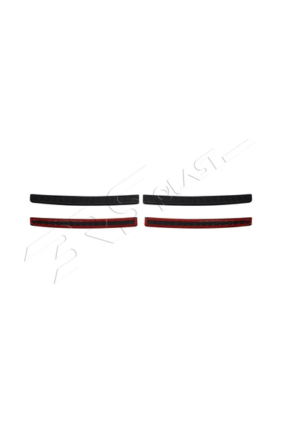 BRSPLAST  Hyundai i20 Uyumlu 2014-2020 Abs Arka Tampon Üstü Koruma - Resim 6