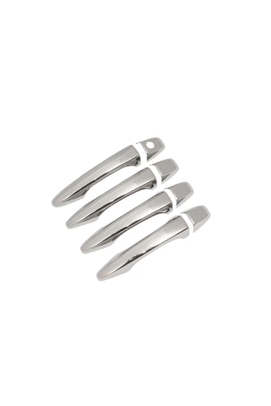 BRSPLAST  Citroen C4 Picasso Uyumlu 2013-2018 Krom Kapı Kolu 4 Kapı Paslanmaz Çelik - Resim 2