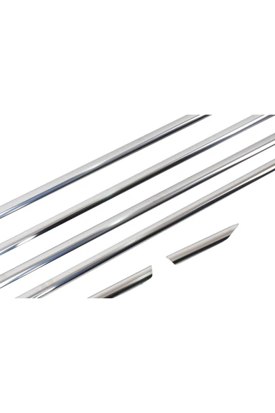 BRSPLAST  Volkswagen Jetta Uyumlu 2011 Ve Üzeri Krom Cam Çıtası 6 Parça Paslanmaz Çelik - Resim 5