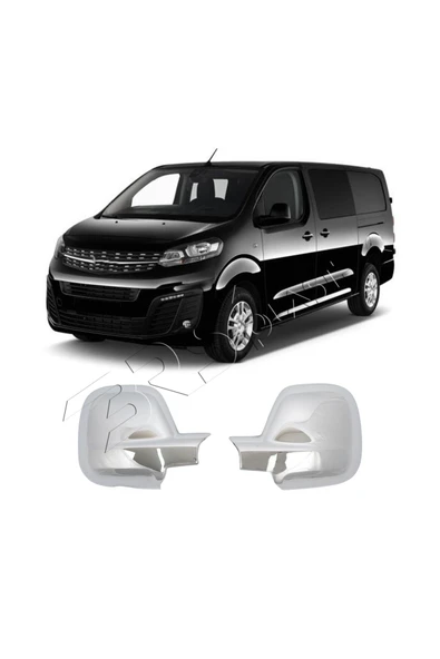 BRSPLAST  Opel Vivaro Uyumlu 2019 Ve Üzeri Ayna Kapağı 2 Parça Abs Krom Kaplama ürün görseli 1
