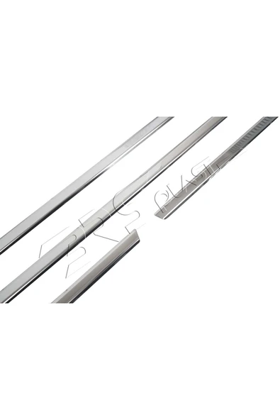 BRSPLAST  Peugeot 207 Uyumlu Krom Cam Çıtası 4 Parça Paslanmaz Çelik - Resim 6