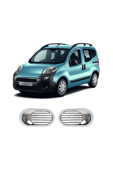 BRSPLAST  Citroen Nemo Uyumlu 2007-2016 Sinyal Çerçevesi 2 Parça Abs Krom Kaplama ürün görseli 1