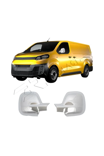 BRSPLAST  Citroen Jumpy 3 Uyumlu 2017 Ve Üzeri Ayna Kapağı 2 Parça Abs Krom Kaplama ürün görseli 1
