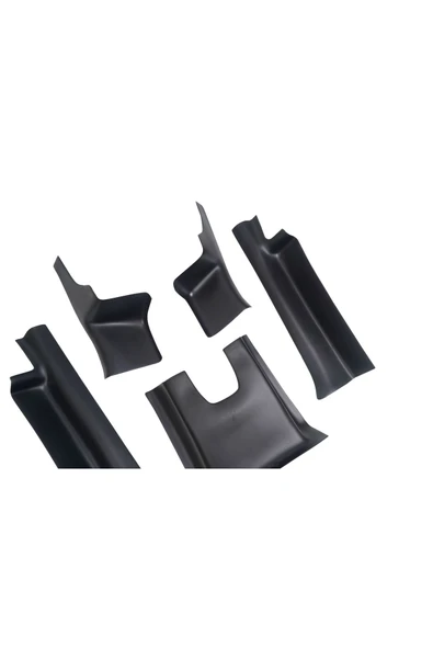 BRSPLAST  Dacia Duster Uyumlu 2010-2017 Abs Halı Koruma Kapağı Kapı Eşiği Plastiği - Resim 4