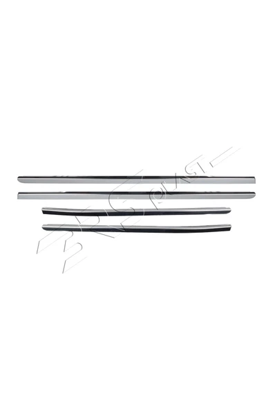 BRSPLAST  Dacia Duster Uyumlu 2018-2024 Krom Cam Çıtası 4 Parça Paslanmaz Çelik ürün görseli 1