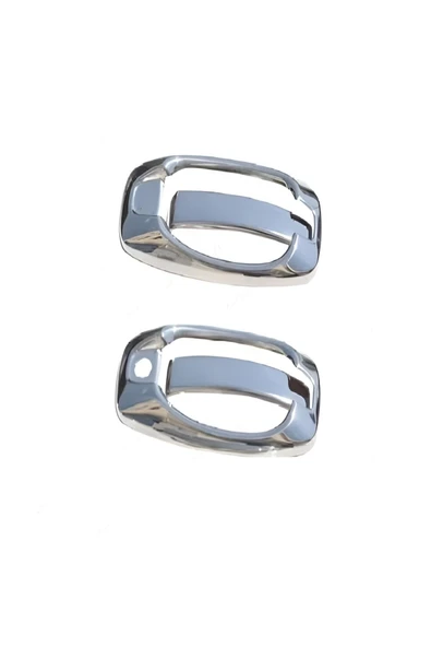 BRSPLAST  Fiat Ducato Uyumlu 2006 Ve Üzeri Krom Kapı Kolu Ve Çerçeve 2 Kapı Paslanmaz Çelik - Resim 2