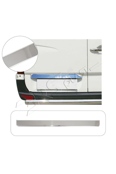 BRSPLAST  Volkswagen Crafter Uyumlu 2012-2017 Krom Bagaj Çıtası Paslanmaz Çelik ürün görseli 1