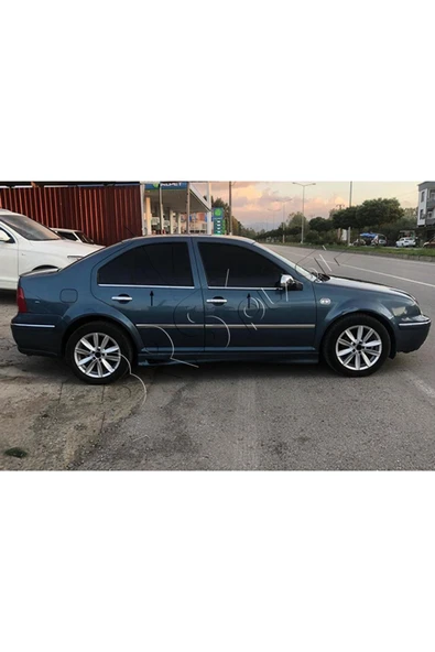 BRSPLAST  Volkswagen Bora Uyumlu 1998-2004 Krom Cam Çıtası 4 Parça Paslanmaz Çelik - Resim 7