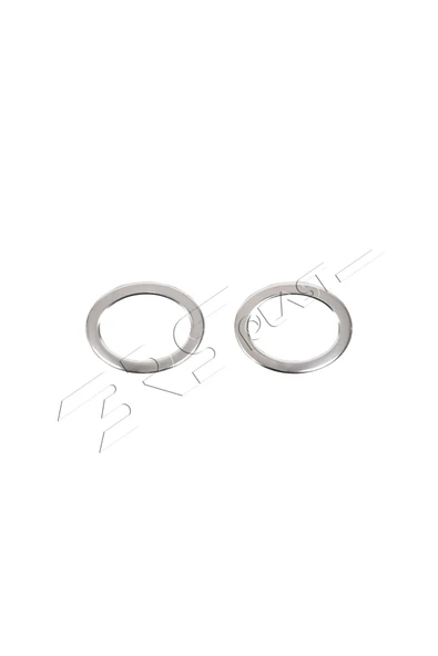 BRSPLAST  Renault Trafic Uyumlu 2014-2022 Krom Sis Farı Çerçevesi 2 Parça Paslanmaz Çelik - Resim 3