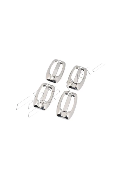 BRSPLAST  Citroen Jumper/relay Uyumlu 2006 Ve Üzeri Krom Kapı Kolu Ve Çerçeve 4 Kapı Paslanmaz Çelik - Resim 4