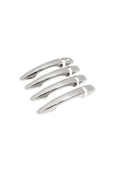 BRSPLAST  Citroen C-elysee Uyumlu 2012 Ve Üzeri Krom Kapı Kolu 4 Kapı Paslanmaz Çelik - Resim 5