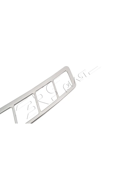 BRSPLAST  Ford Transit Uyumlu 2019 Ve Üzeri Krom Kaput Üstü Havalandırma Çerçevesi 2 Parça Paslanmaz Çelik - Resim 4