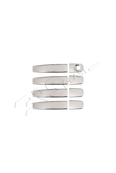 BRSPLAST  Renault Trafic Uyumlu 2001-2014 Krom Kapı Kolu 4 Kapı Paslanmaz Çelik - Resim 2