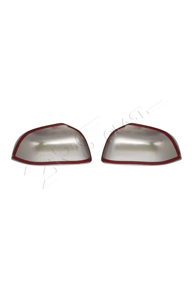 BRSPLAST  Nissan Micra Uyumlu 2010-2017 Krom Ayna Kapağı 2 Parça Paslanmaz Çelik - 4