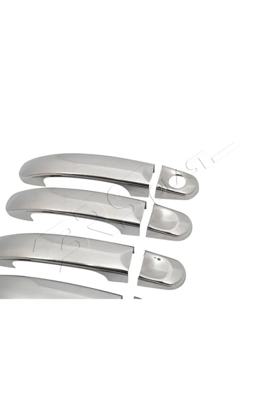 BRSPLAST  Volkswagen Caddy Uyumlu 2010-2015 Krom Kapı Kolu 3 Kapı Paslanmaz Çelik - Resim 4