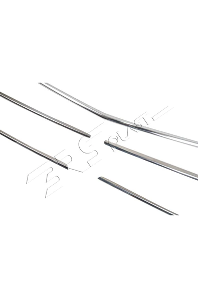 BRSPLAST  Mercedes Vito W447 Uyumlu 2014 Ve Üzeri Krom Ön Panjur 5 Parça Ince Model Paslanmaz Çelik - Resim 5