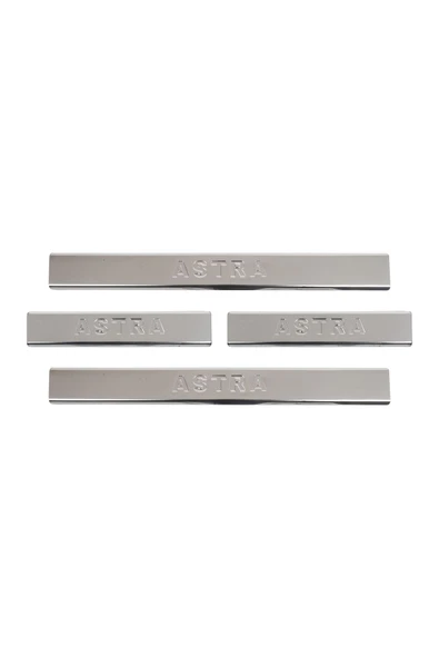 BRSPLAST  Opel Astra G Uyumlu 1998-2009 Krom Kapı Eşiği 4 Parça Paslanmaz Çelik ürün görseli 1