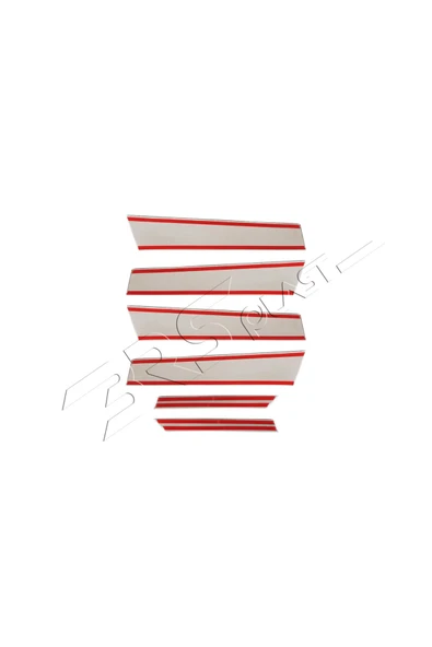 BRSPLAST  Renault Clio 4 Uyumlu 2012-2018 Krom Direk Nikelajı 6 Parça Paslanmaz Çelik - Resim 4