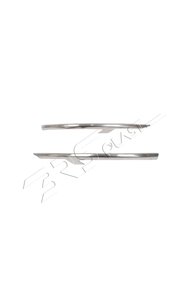 BRSPLAST  Renault Clio 5 Uyumlu 2019 Ve Üzeri Krom Ayna Kapağı Alt Çıtası 2 PArça Paslanmaz Çelik - Resim 5